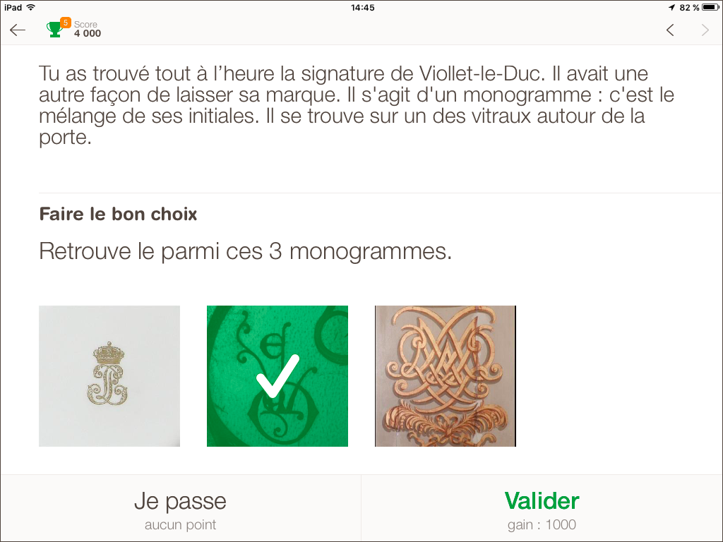 Défi QCM Images